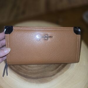 Jessica Simpson Brown Leather Wallet